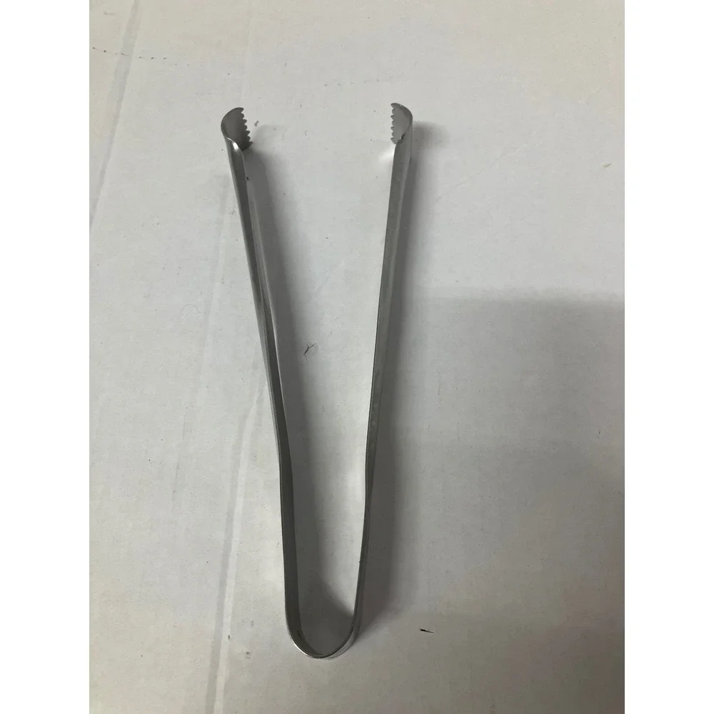 Stainless Steel Kitchen Tongs Serving‎ Utensil Barbecue Grill Salad Sugar Ice